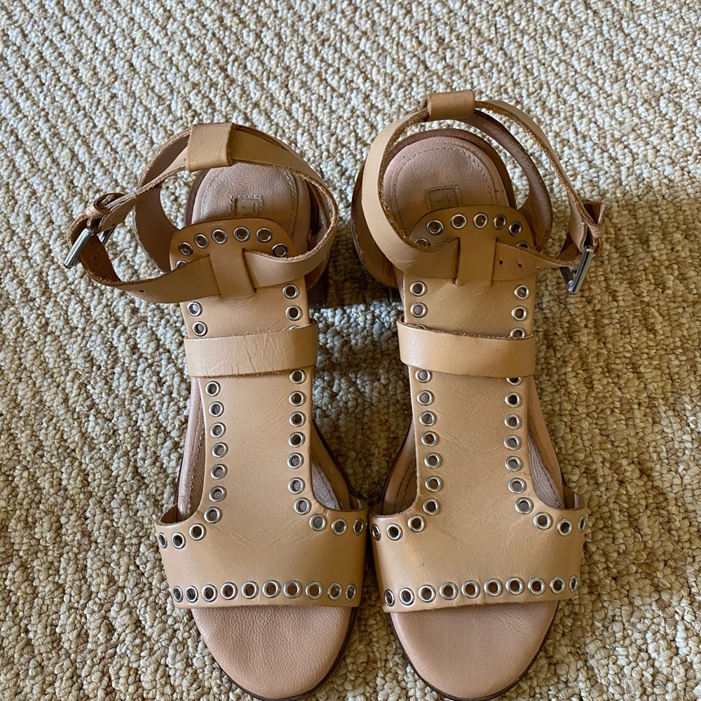 Top Shop Leather Sandals- barely worn